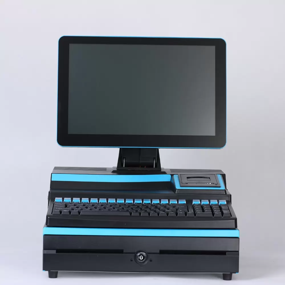 All in one POS system for Supermarkets - GS-376 POS system-Complete Set - Image 2